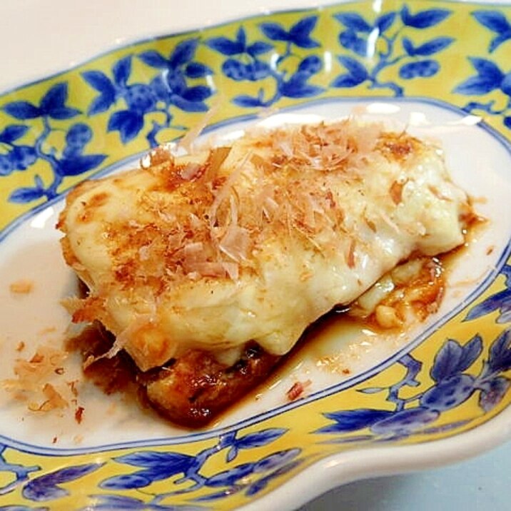 醬油マヨで とろけるチーズとおかかの塩サバ